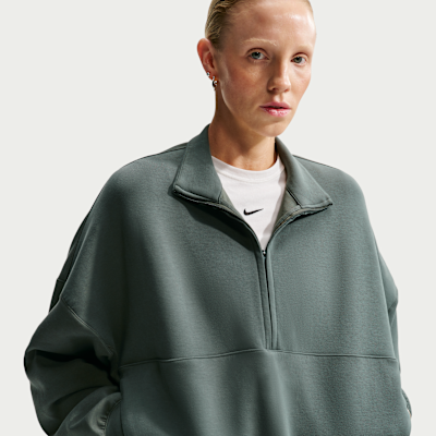 Nike 24.7 ImpossiblySoft Women's Dri-FIT Oversized 1/2-Zip Top